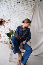 Maria Cowboy Navy Shirt