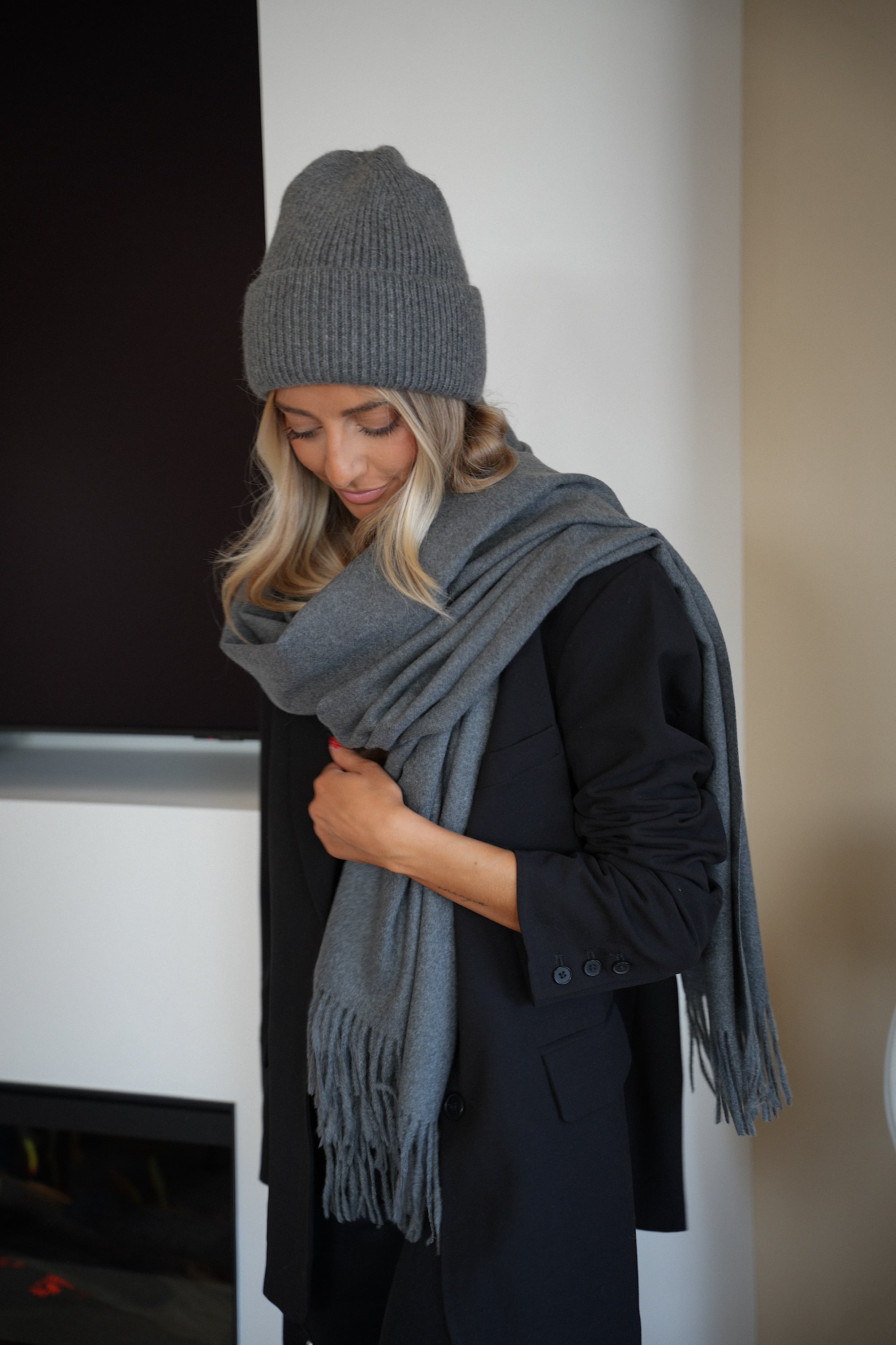 Aveline Gris - Gorro Suave