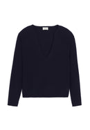 Pull Col V Profond - Noir - Femme