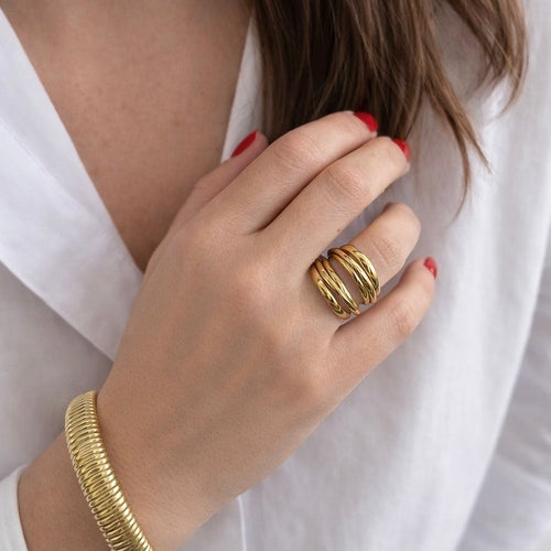 Bague Beata - Doré Ou Argent