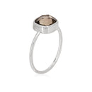 Bague "Ella" Quartz Fumé - Laiton