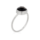 Ella" Ring Onyx - Brass