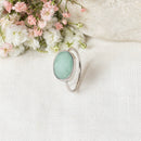 Ring Aliya Amazonite - Brass