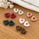 Coeur "Lovo" acétate-Boucles d'oreilles-instants-plaisirs-Nude-Instants Plaisirs | Bijoux