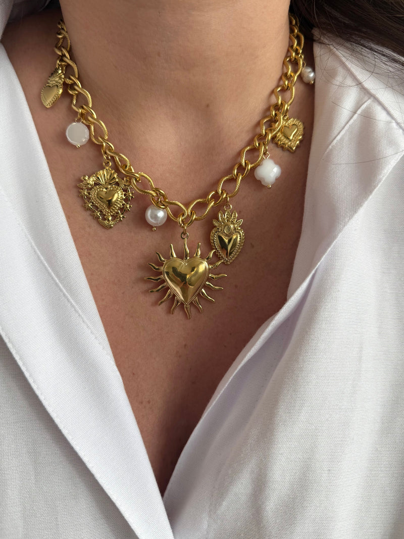 Santi Necklace - Multi Tassels