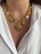 Collier Santi - Multi Pampilles