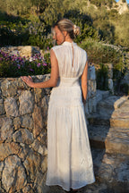 Robe Longue Anita - Crème