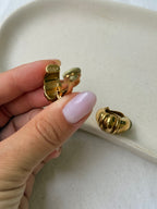 Pendientes Agatha Vintage - Aros Dorados
