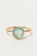 Ring "Paraiba" - Gold brass