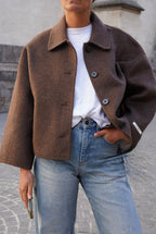 Camille Wool Jacket Brown