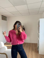Bianca Candy Pink Wool Knit