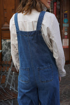 Brown Denim Overalls