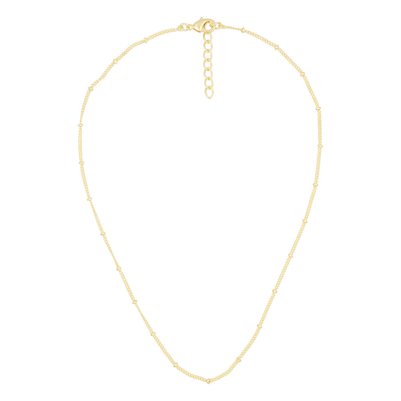 Choker" necklace - Gold-plated brass