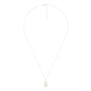 Collier "Lora" Quartz Rose - Laiton