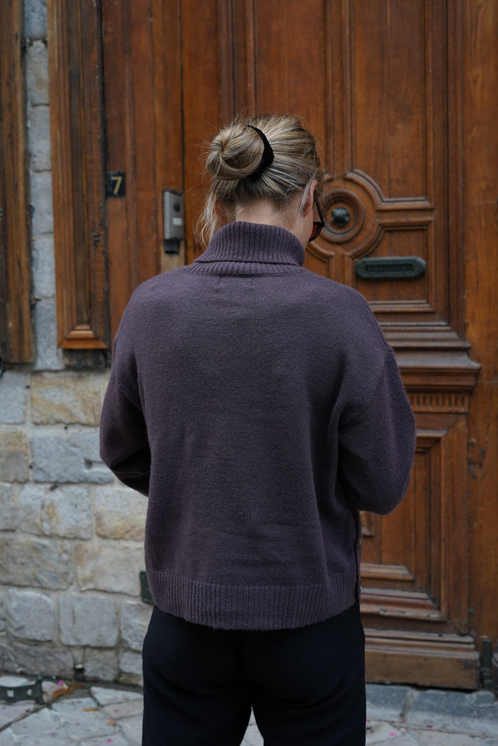Mayeul Brown Turtleneck Sweater