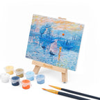 Kit De Peinture En Relief 3D - Impression, Soleil Levant, Monet