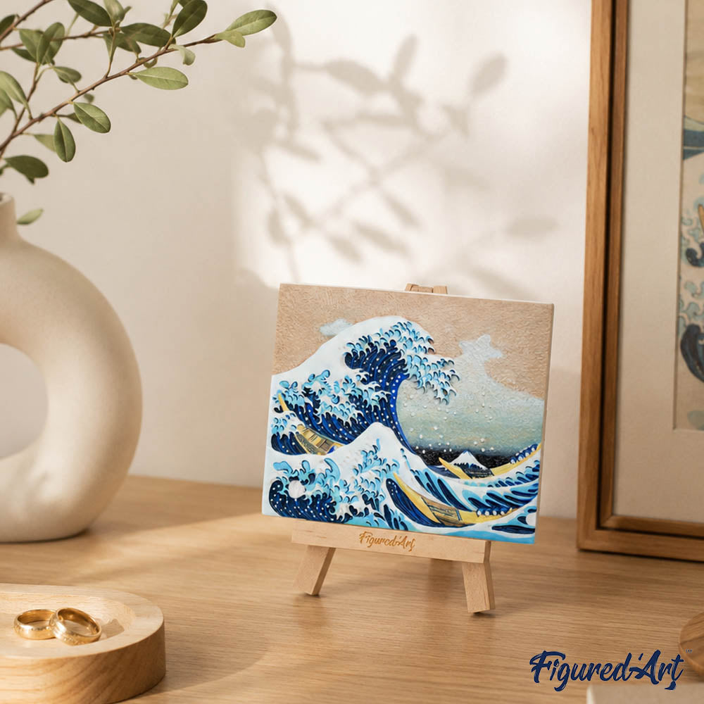 3D Relief Painting Kit - The Great Wave Off Kanagawa