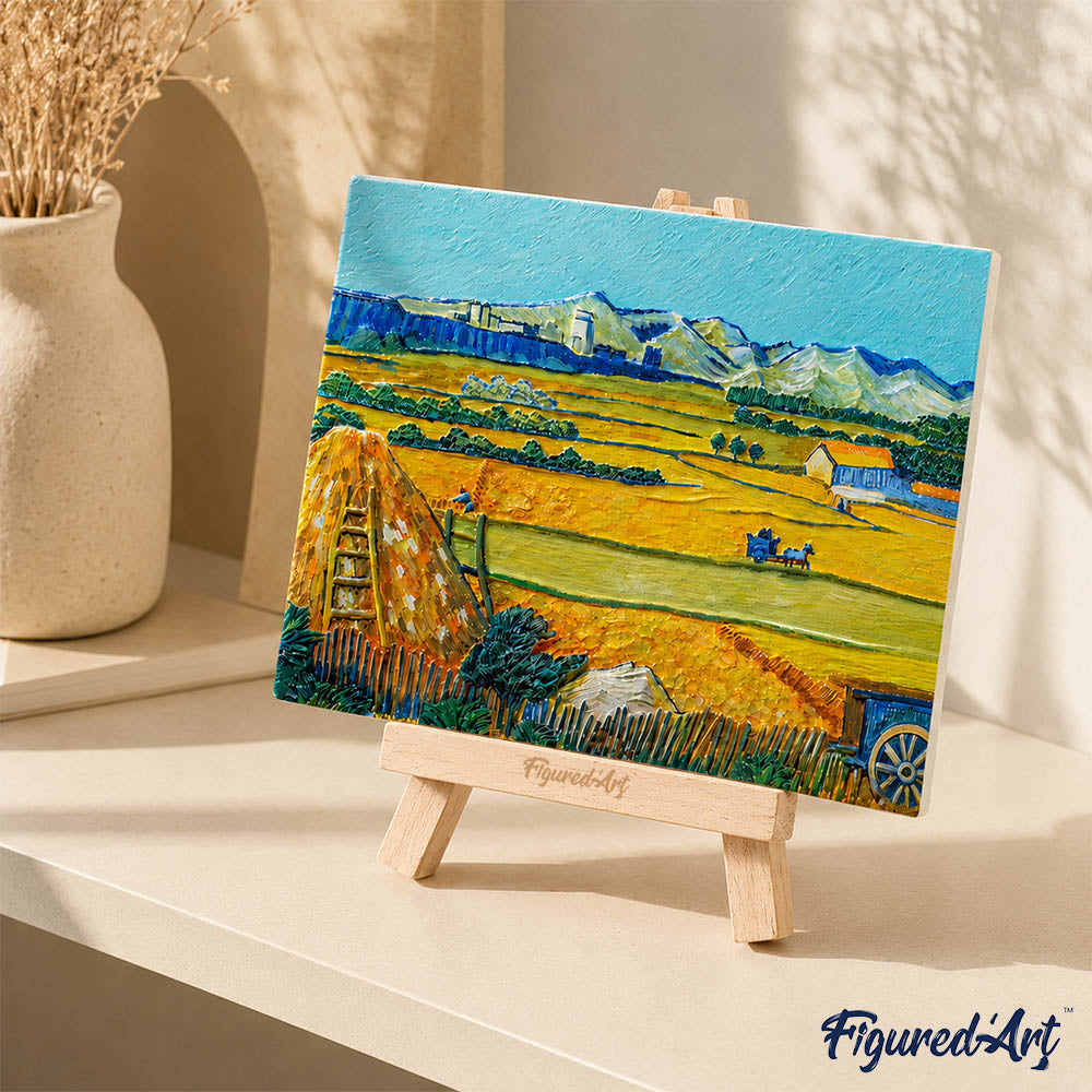 Kit De Peinture En Relief 3D - La Récolte, Van Gogh