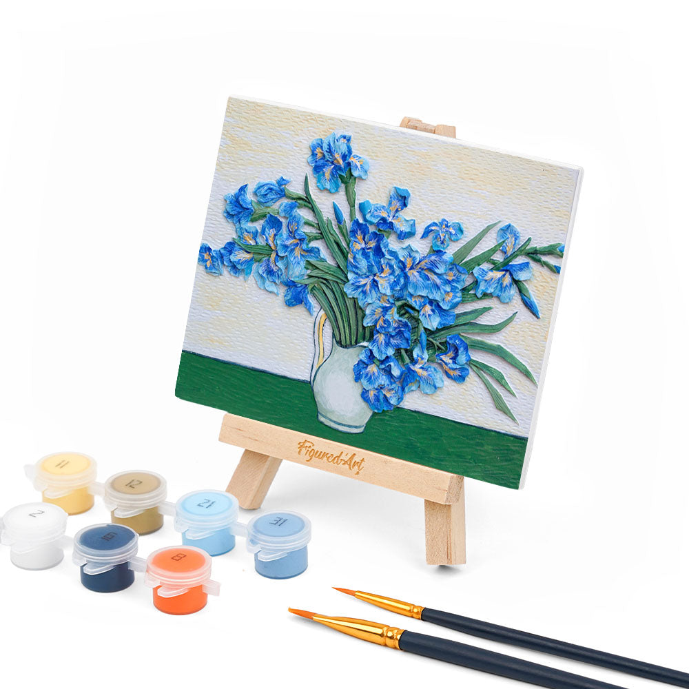 Kit De Peinture En Relief 3D - Les Iris, Van Gogh