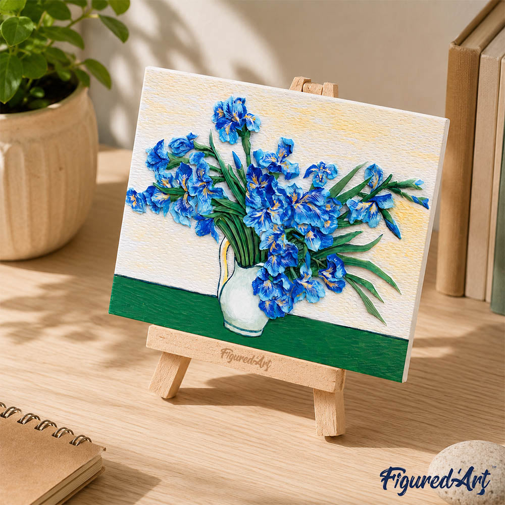 Kit De Peinture En Relief 3D - Les Iris, Van Gogh