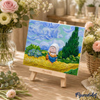 Kit De Peinture En Relief 3D - La Petite Fille Des Champs De Blé