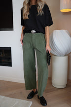 Pantalon Velours Elly - Kaki