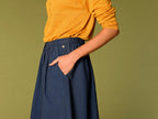 Jupe - Leino - Outremer - Femme