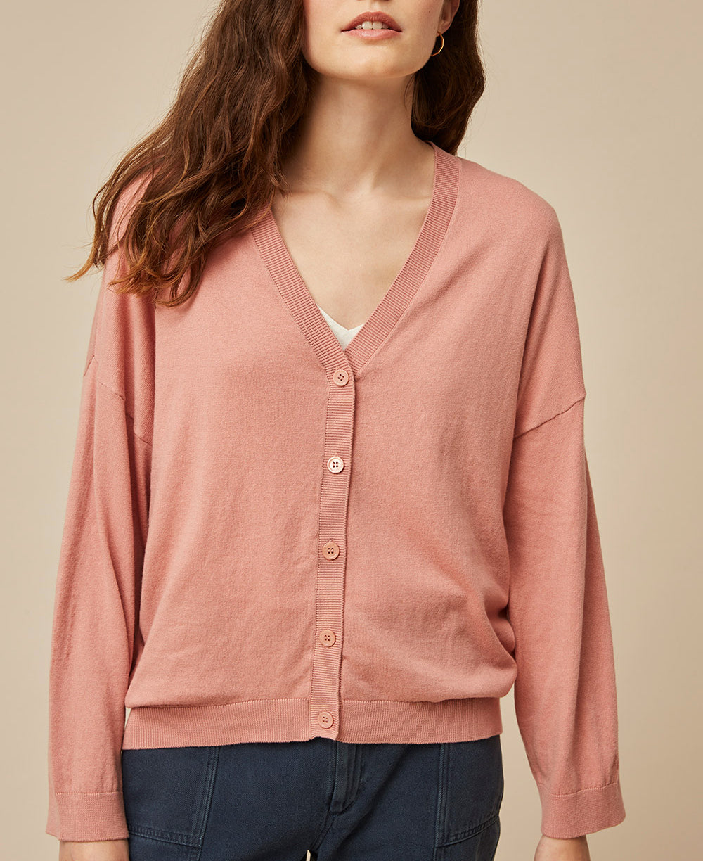 Cardigan - Thomine - Powder - Women