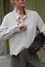 Ecru Checked Eglantine Shirt