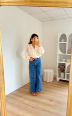 Blouse brodée Amaya