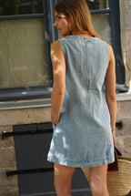 Agathe Light Denim Dress