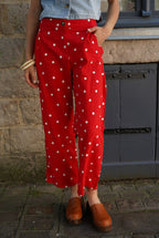 Constant Red Polka Dot Trousers
