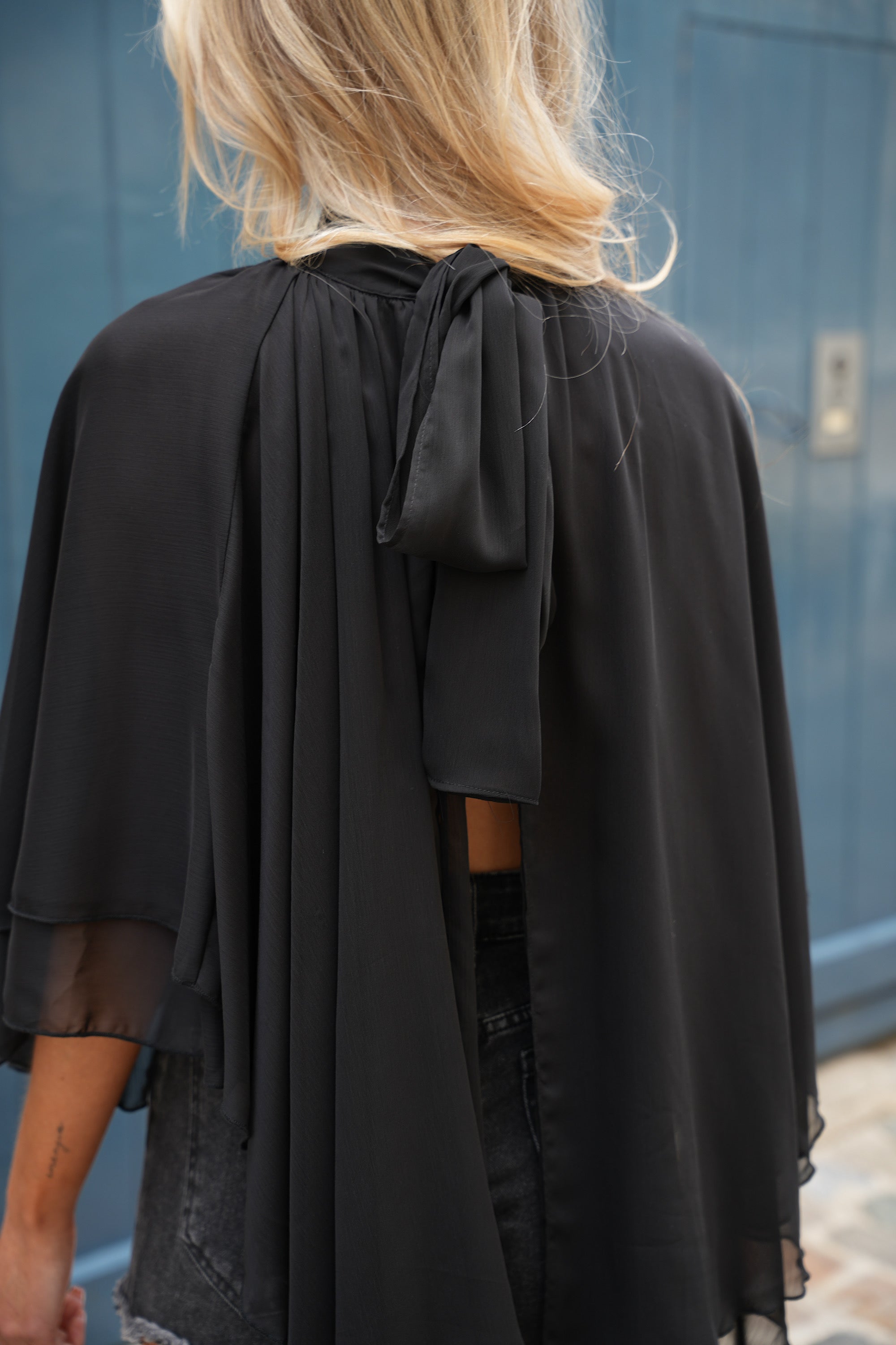 Blouse Fluide Lucia - Noire