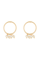 Nini' Pearl Earrings - Gold Brass