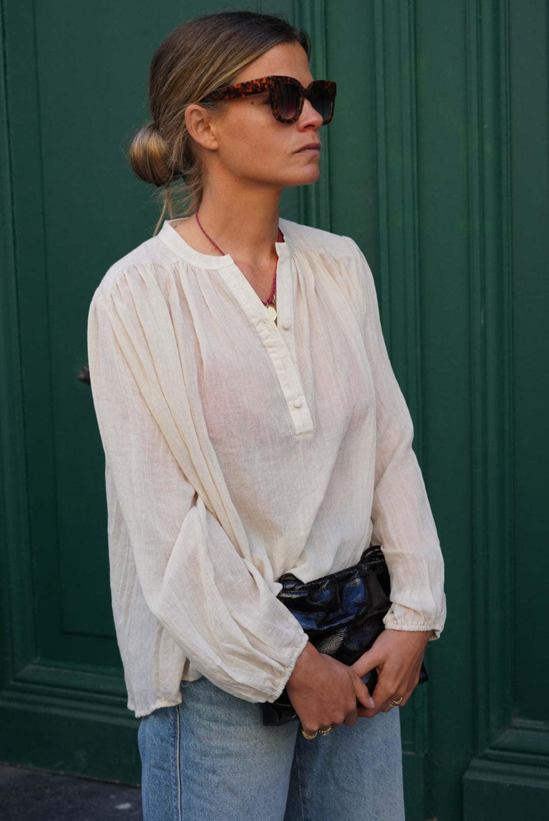 Amicie Blouse Ecru