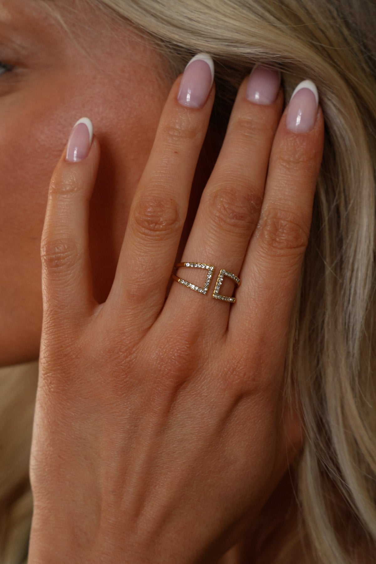 Bague Acier - Evi Dorée