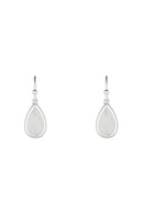 Boucles D'Oreilles "Lila"Quartz Rose - Laiton