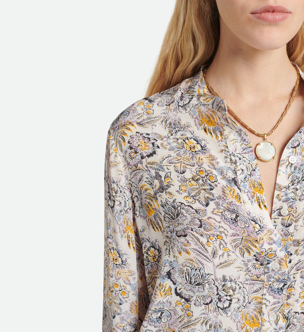 Ilea Blouse - White Multicolor