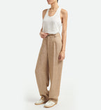 Trousers Silver - Brown