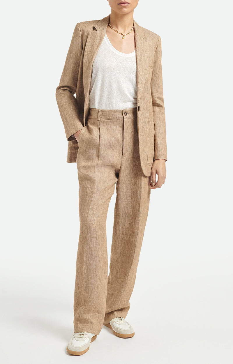 Trousers Silver - Brown