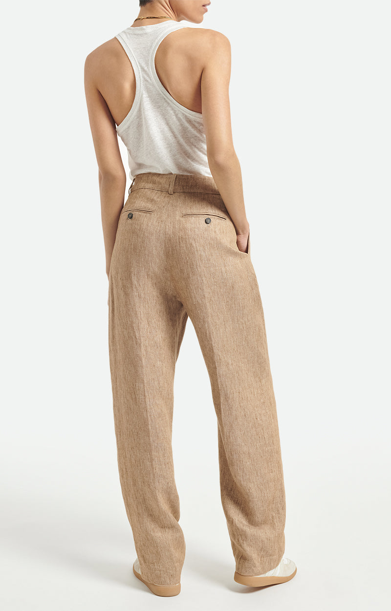 Trousers Silver - Brown