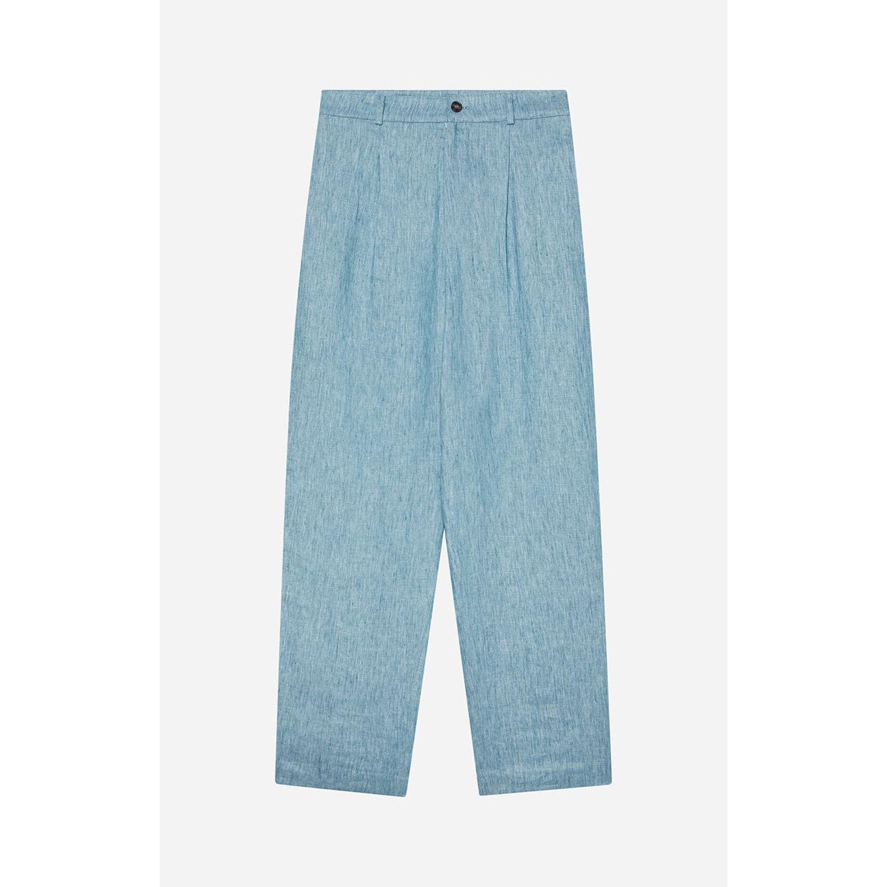 Silver Trousers - Blue