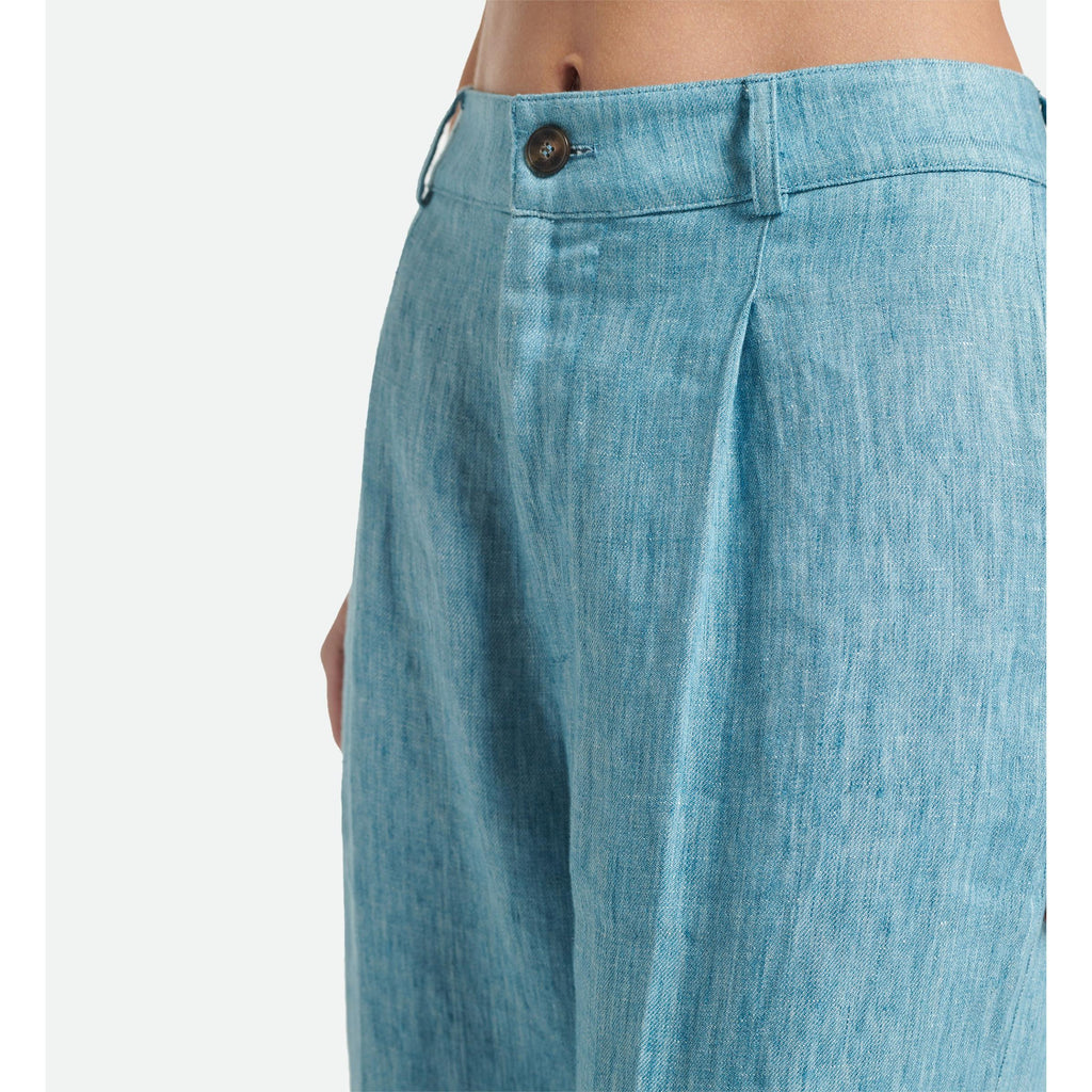 Silver Trousers - Blue