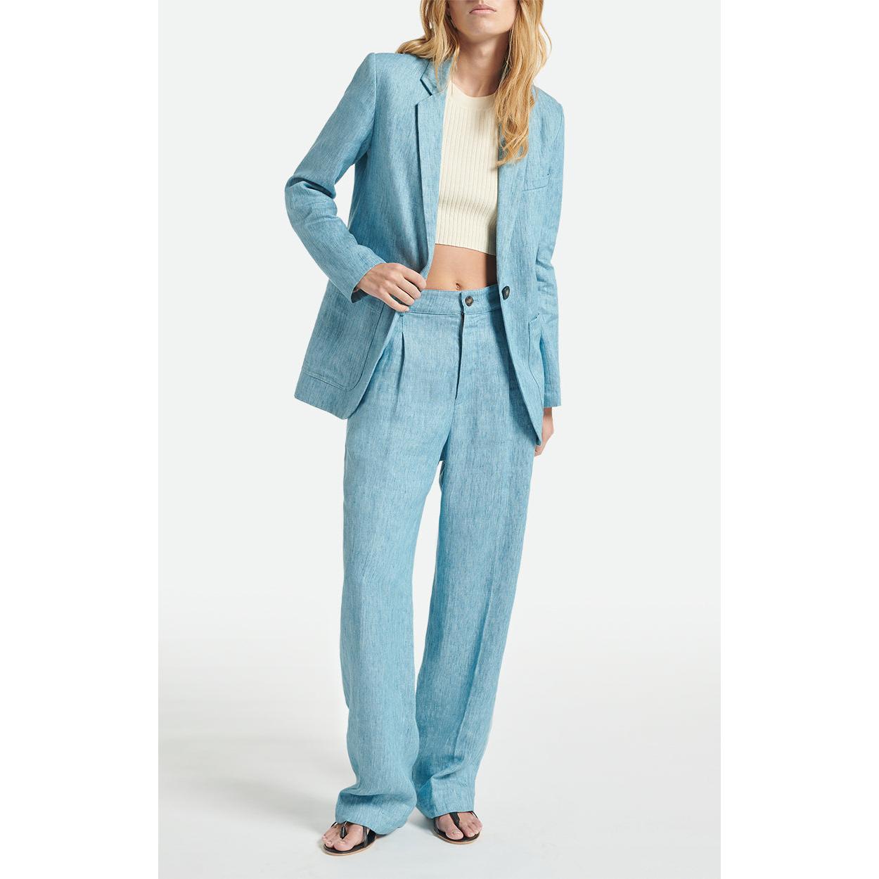 Silver Trousers - Blue