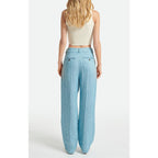 Silver Trousers - Blue