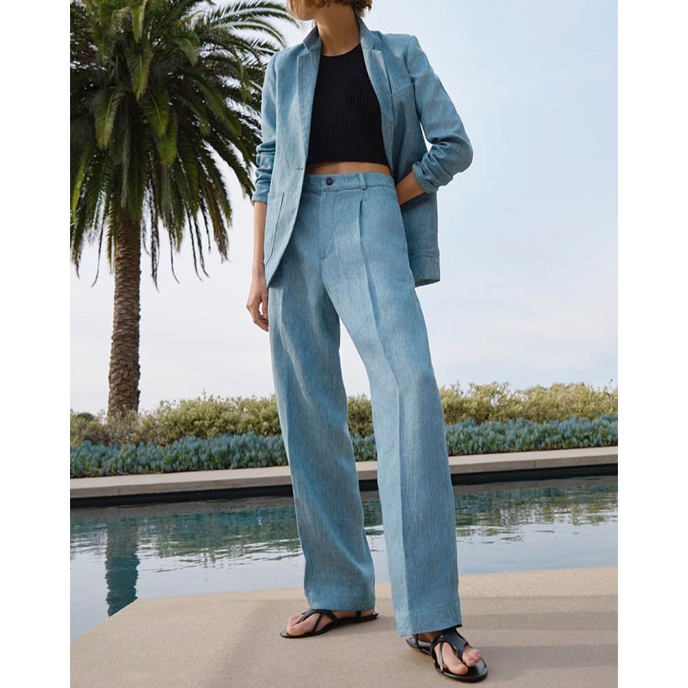 Silver Trousers - Blue