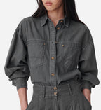 Chemise Blue - Anthracite