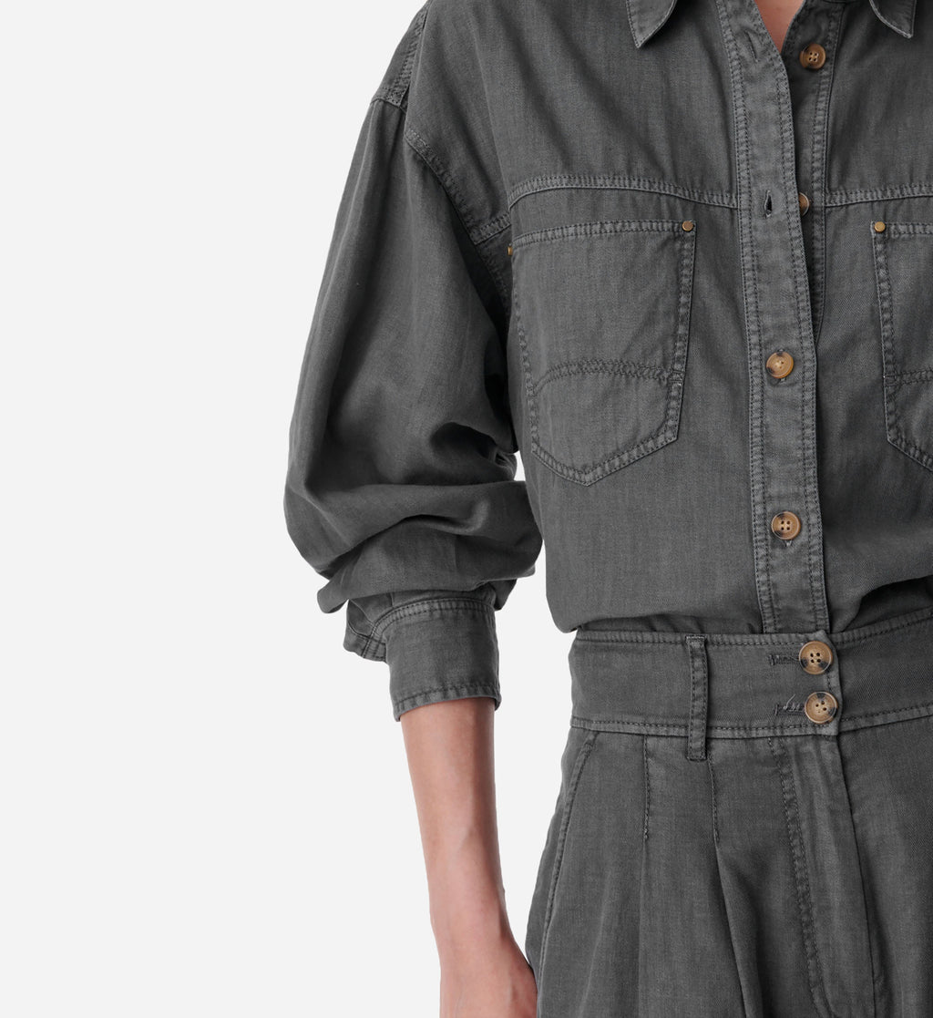 Chemise Blue - Anthracite