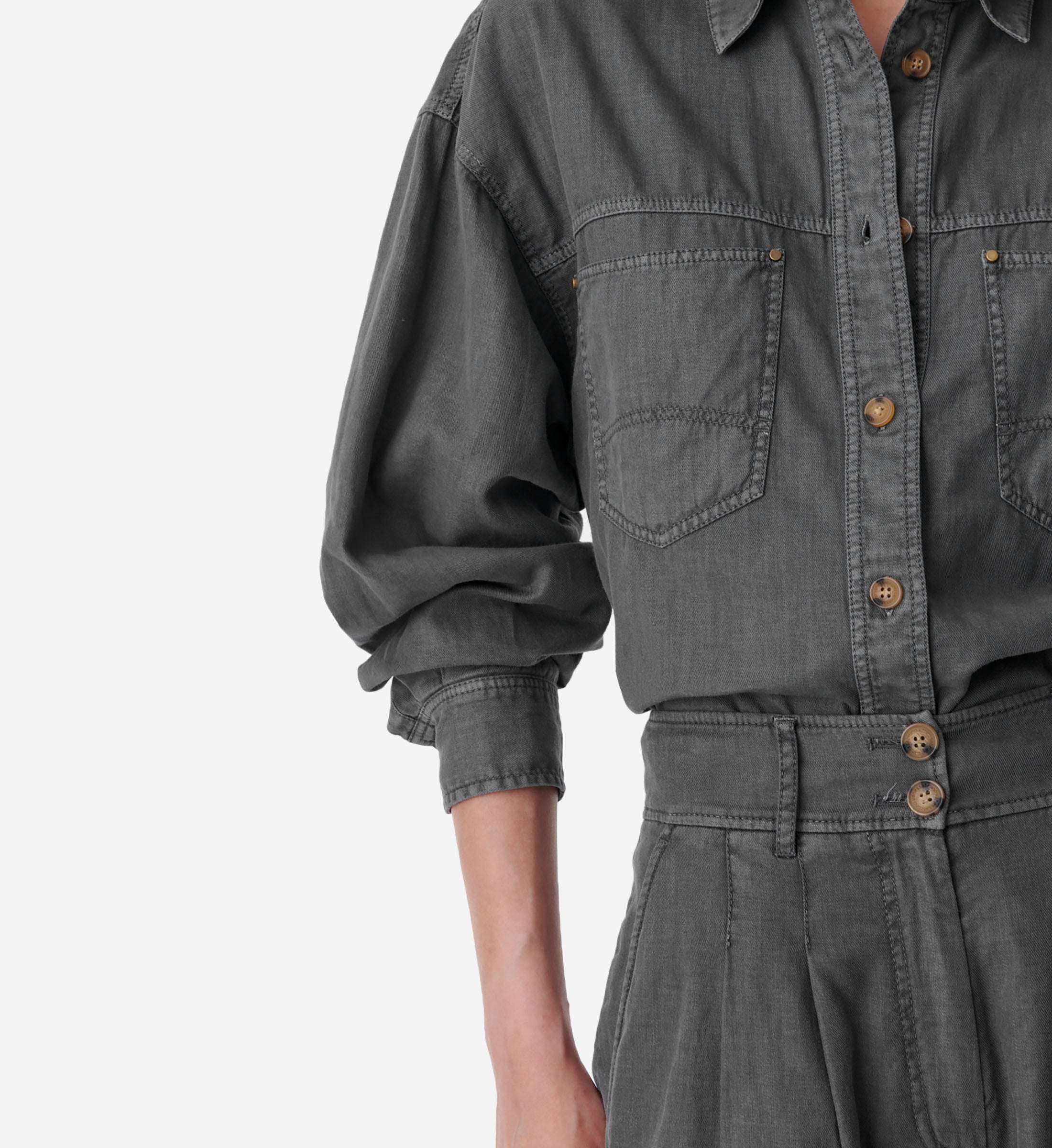 Chemise Blue - Anthracite