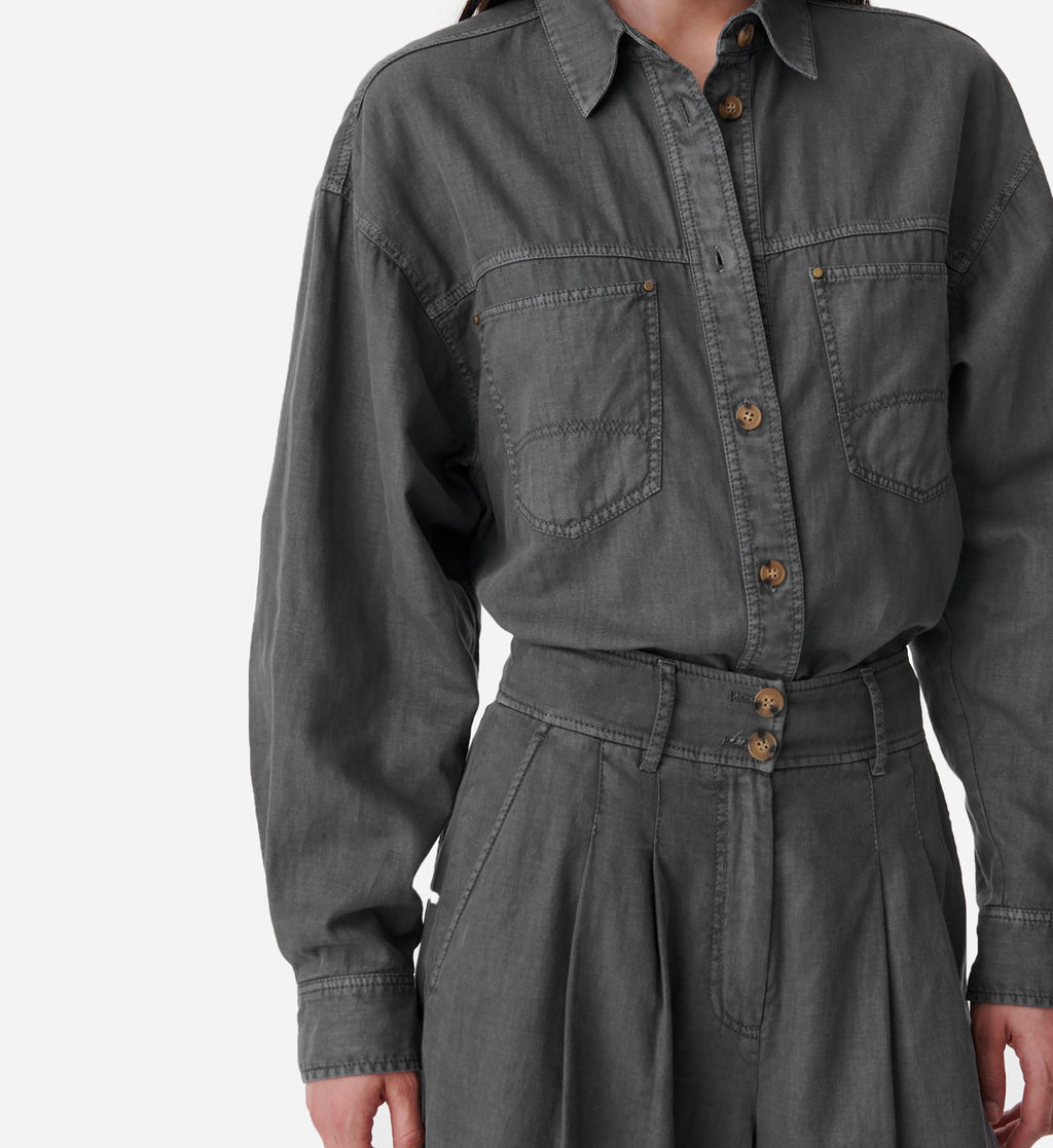 Chemise Blue - Anthracite